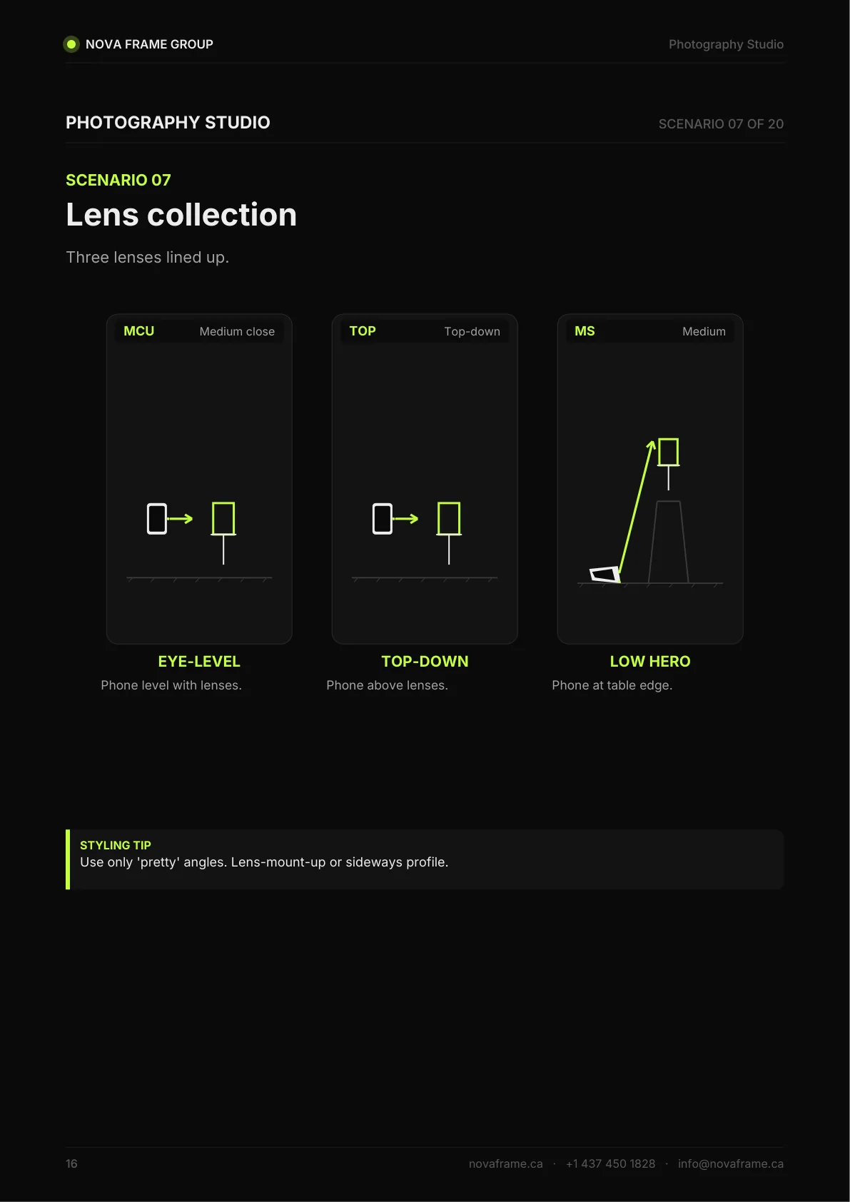 Photography Studio photo guide — page 16 of 30