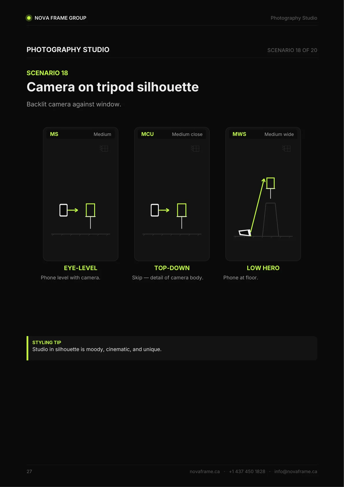 Photography Studio photo guide — page 27 of 30