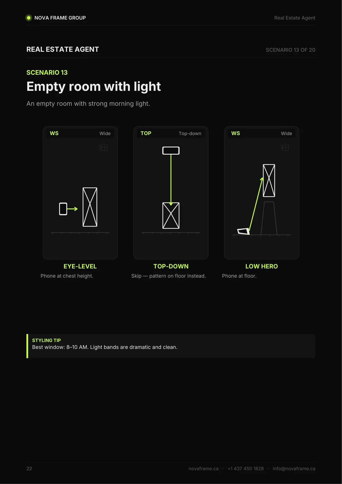 Real Estate Agent photo guide — page 22 of 30