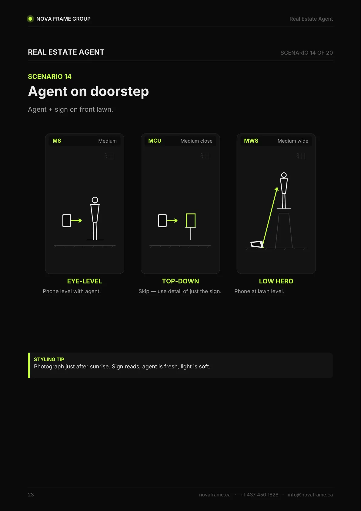 Real Estate Agent photo guide — page 23 of 30