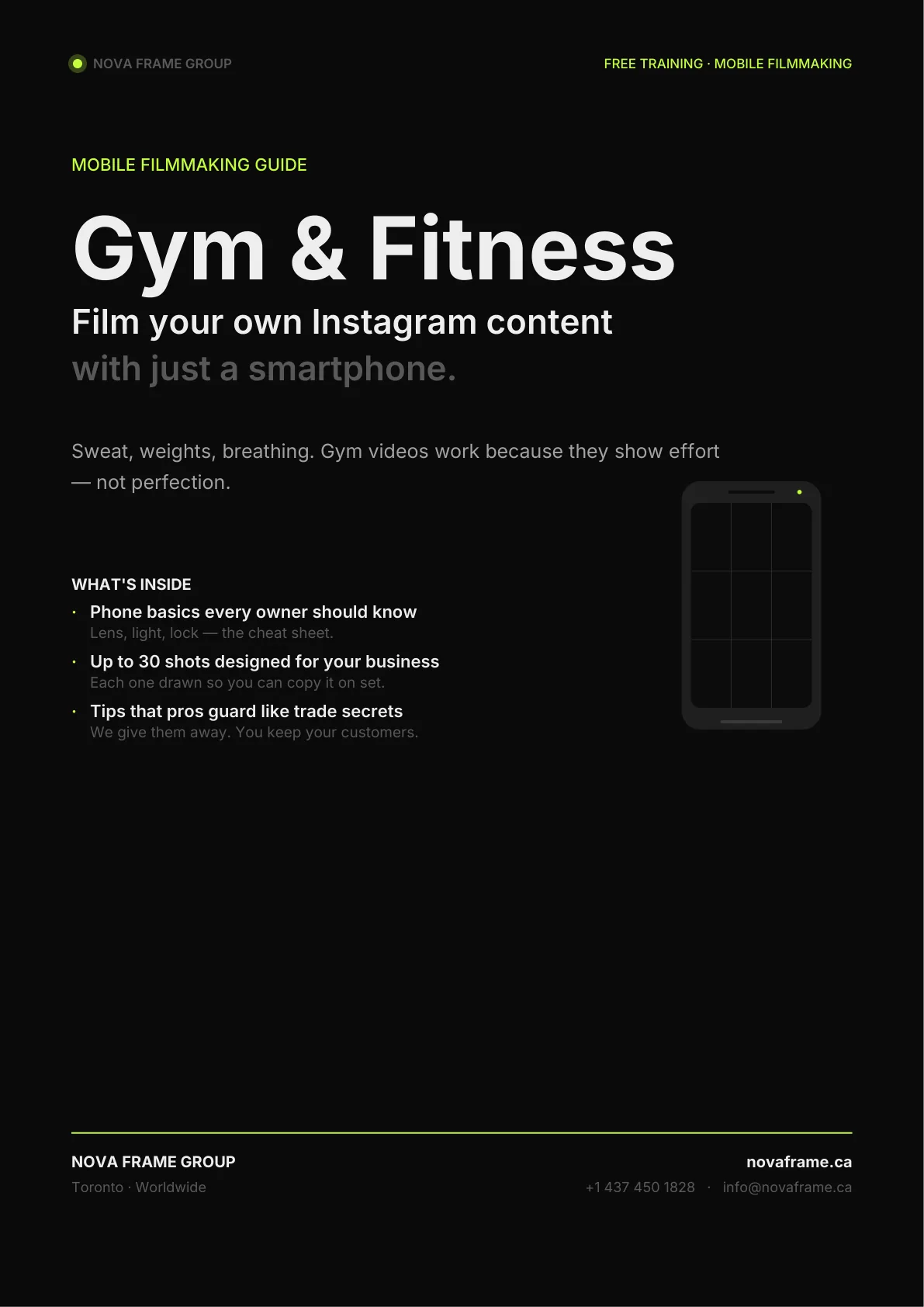 Gym & Fitness guide — page 1 of 21