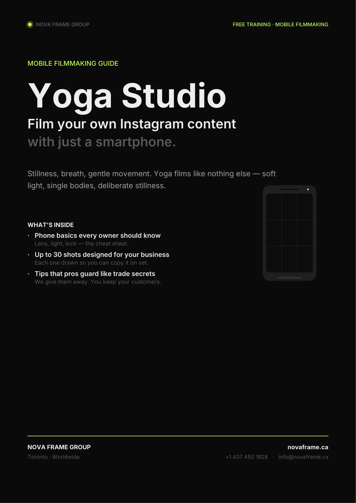 Yoga Studio guide — page 1 of 21
