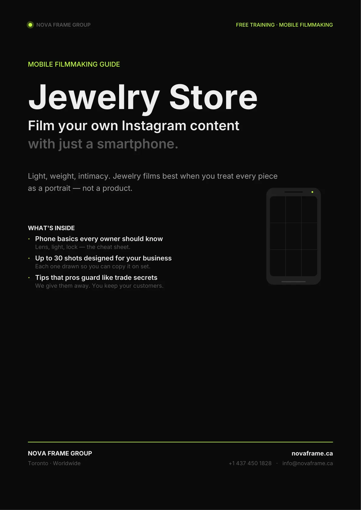 Jewelry Store guide — page 1 of 21