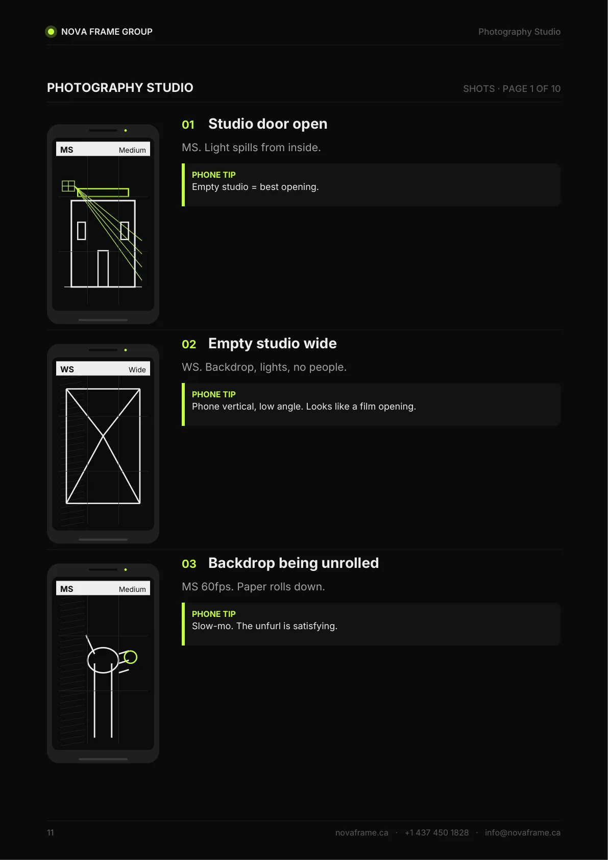 Photography Studio guide — page 11 of 21