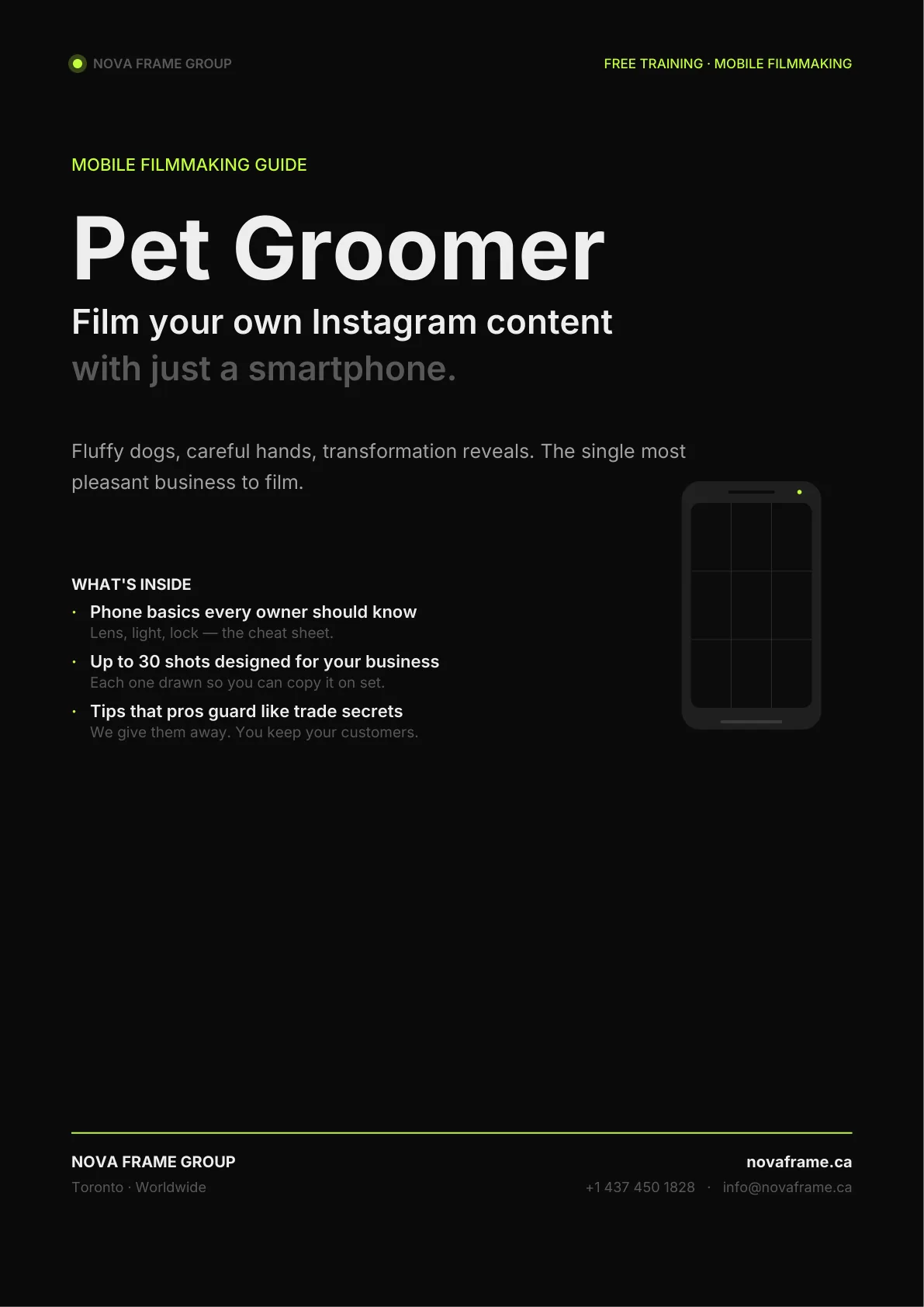 Pet Groomer guide — page 1 of 21