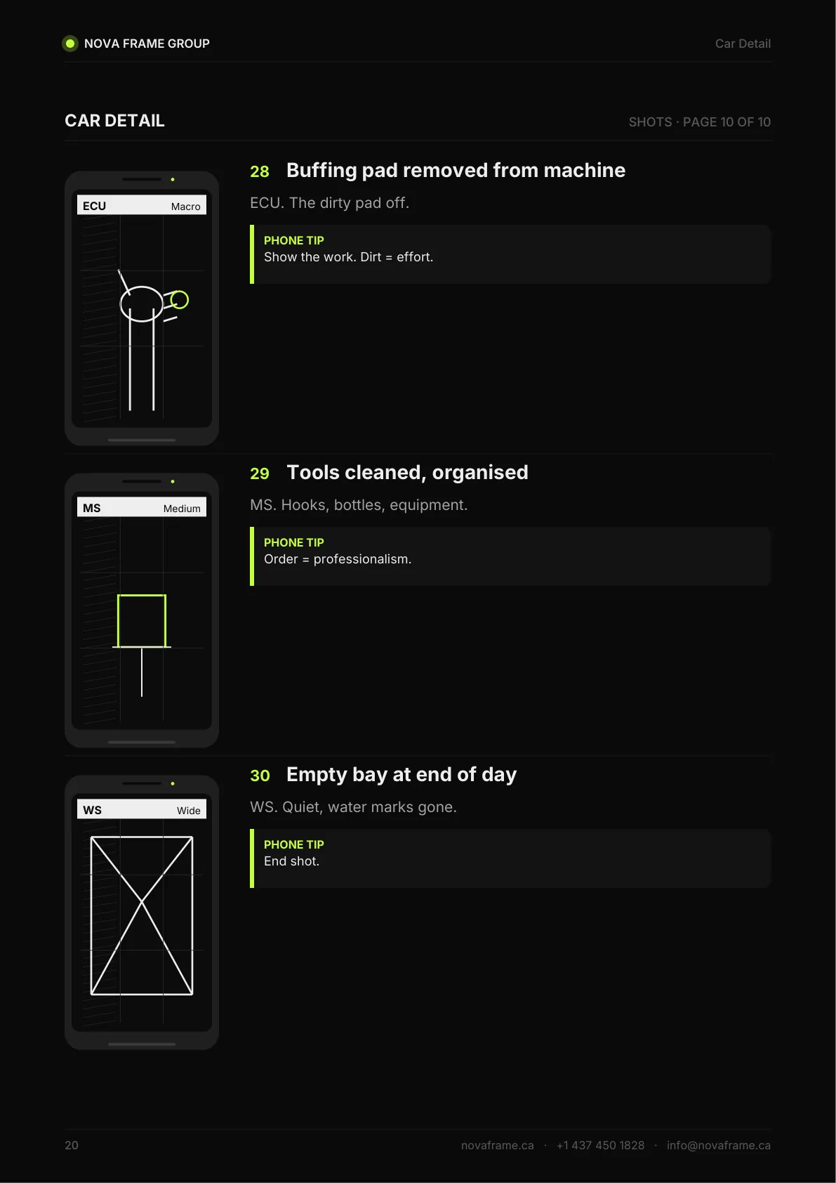 Car Detail guide — page 20 of 21