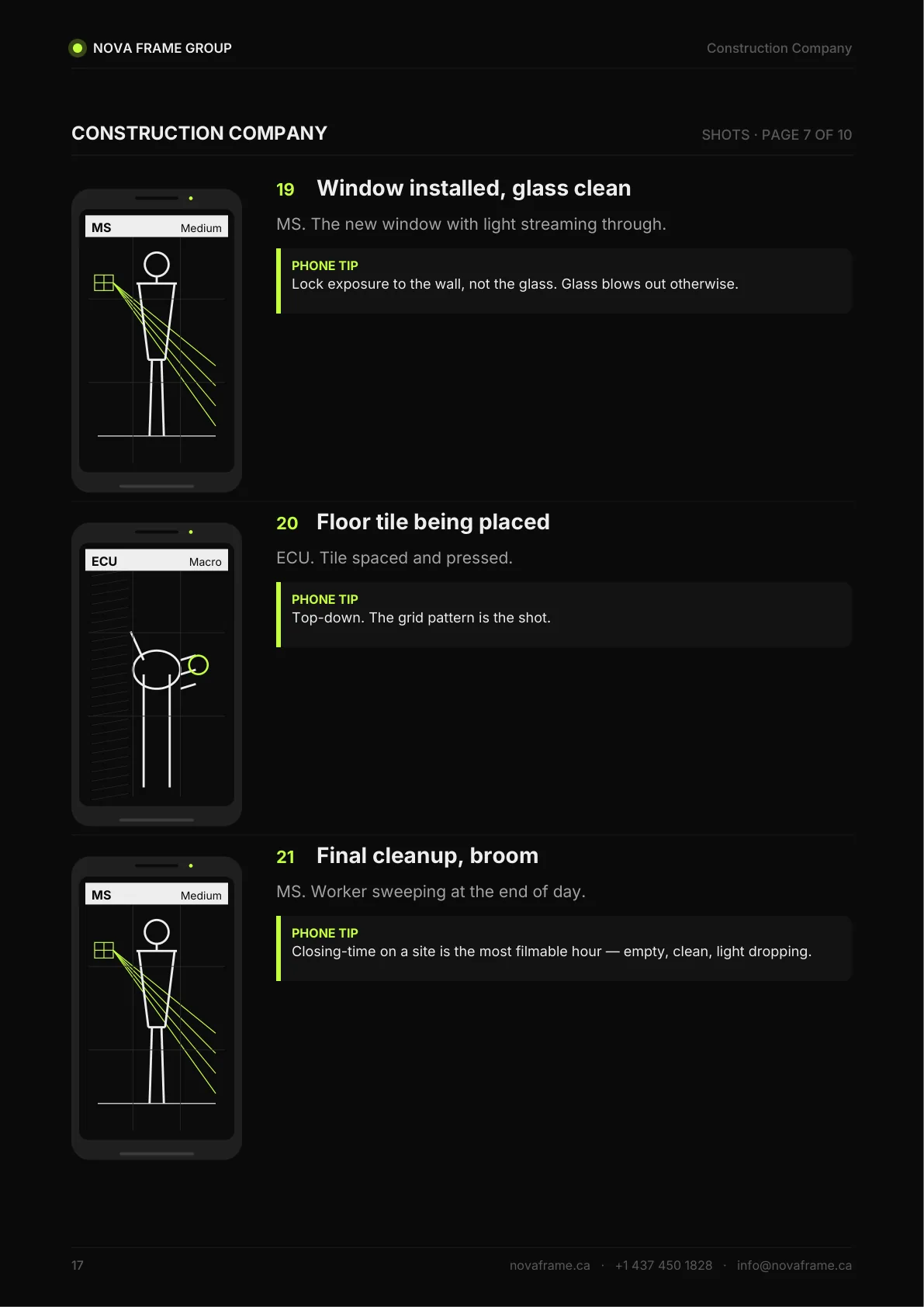Construction Company guide — page 17 of 21