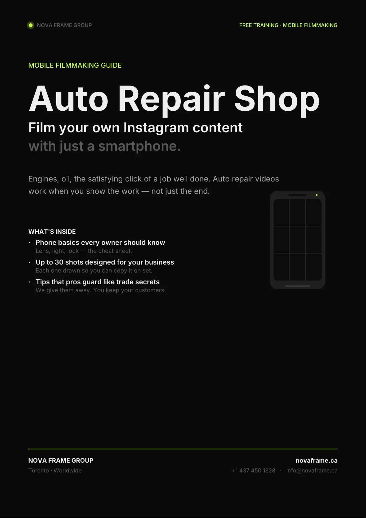 Auto Repair Shop guide — page 1 of 21