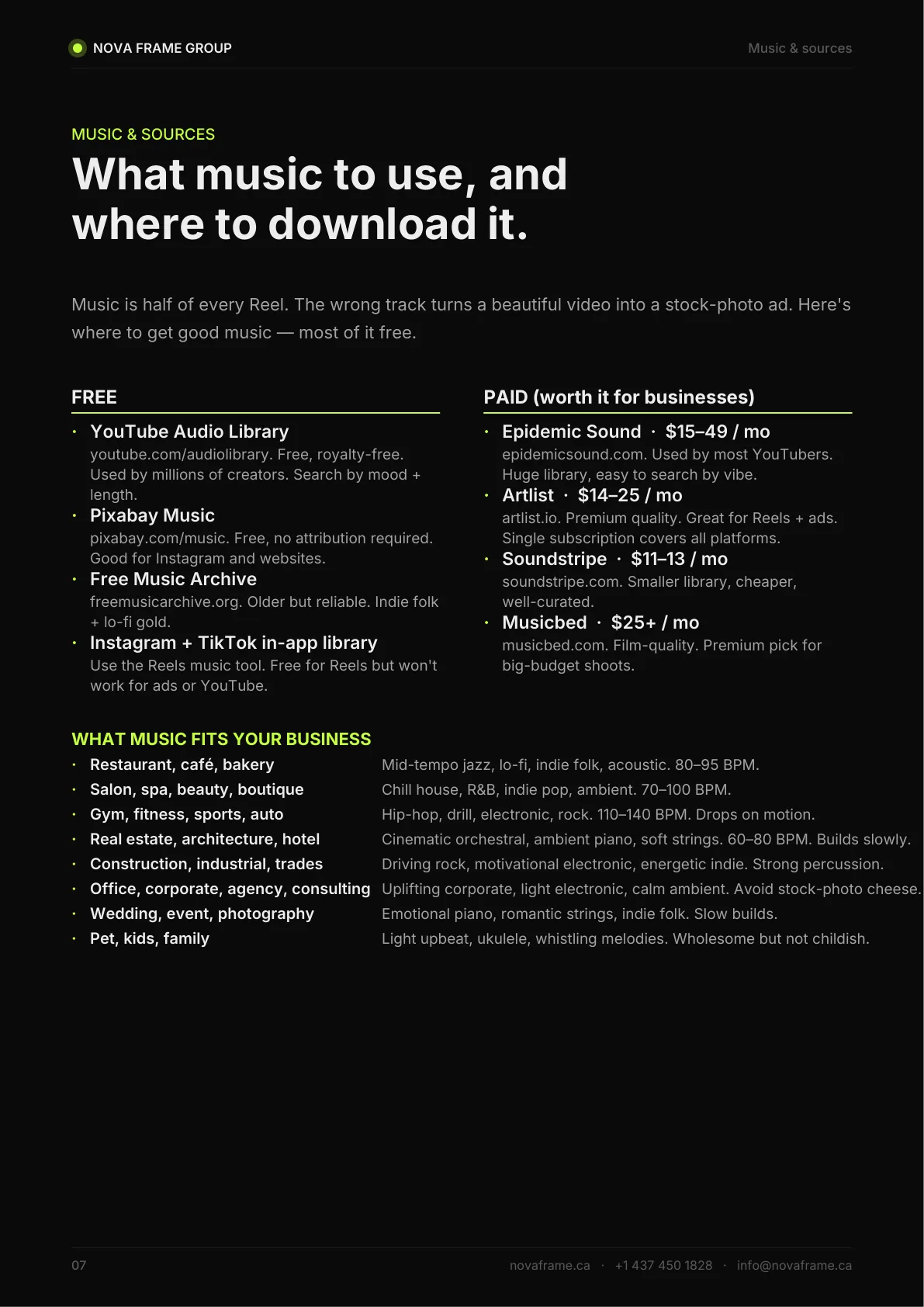 Catering Service guide — page 7 of 21