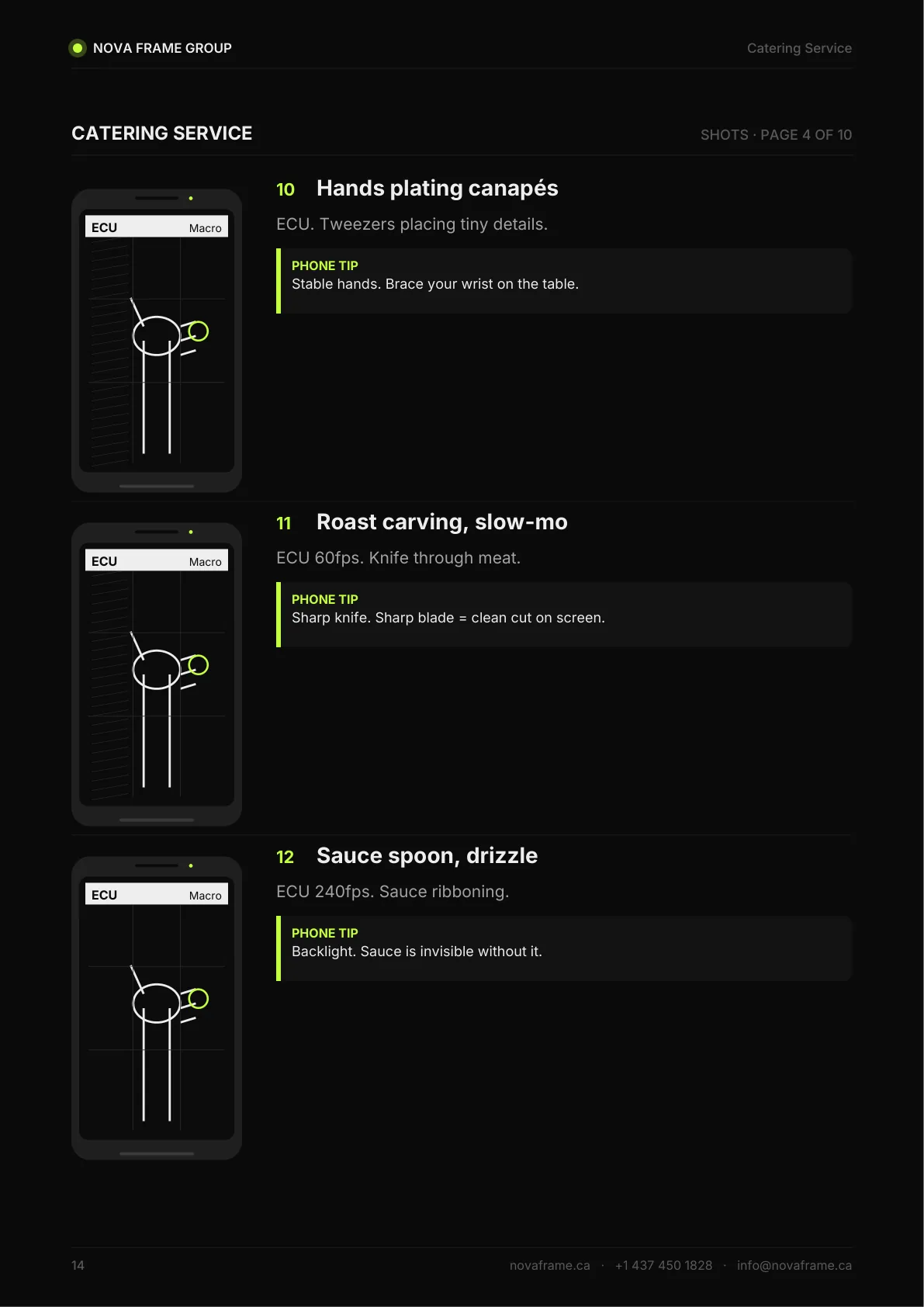 Catering Service guide — page 14 of 21