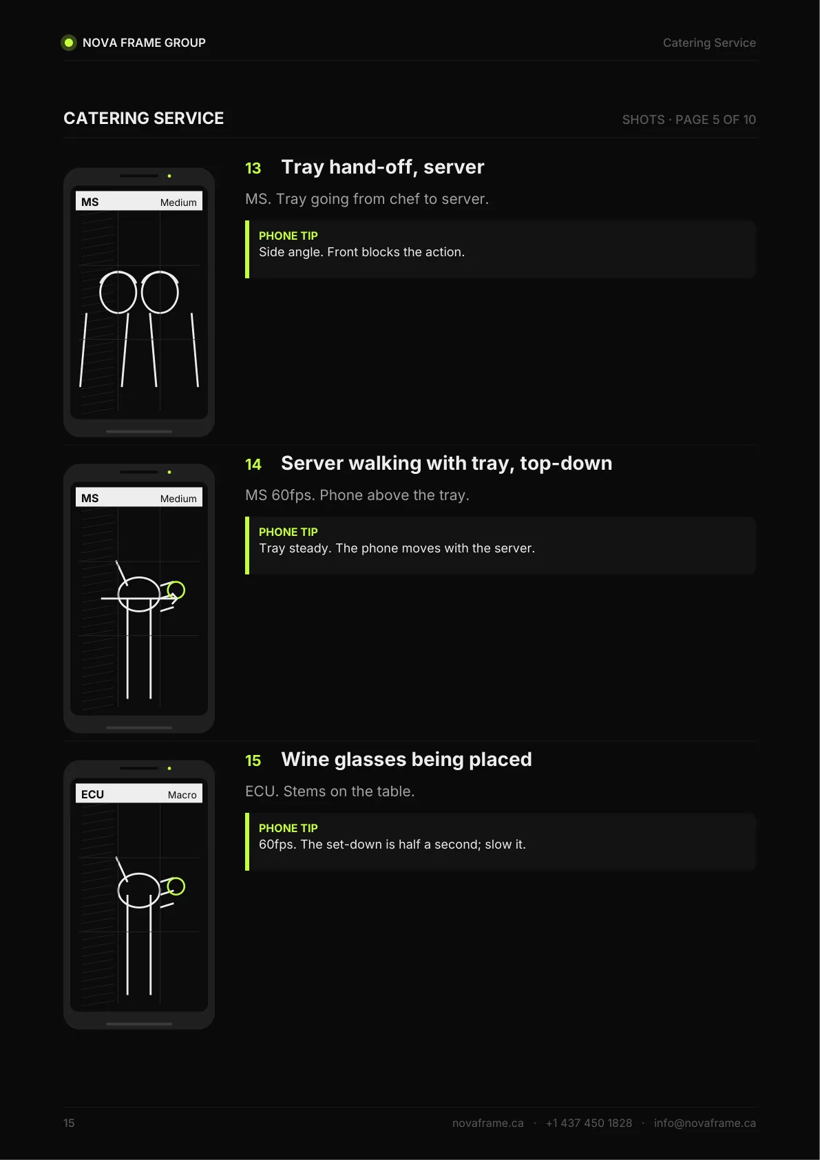 Catering Service guide — page 15 of 21