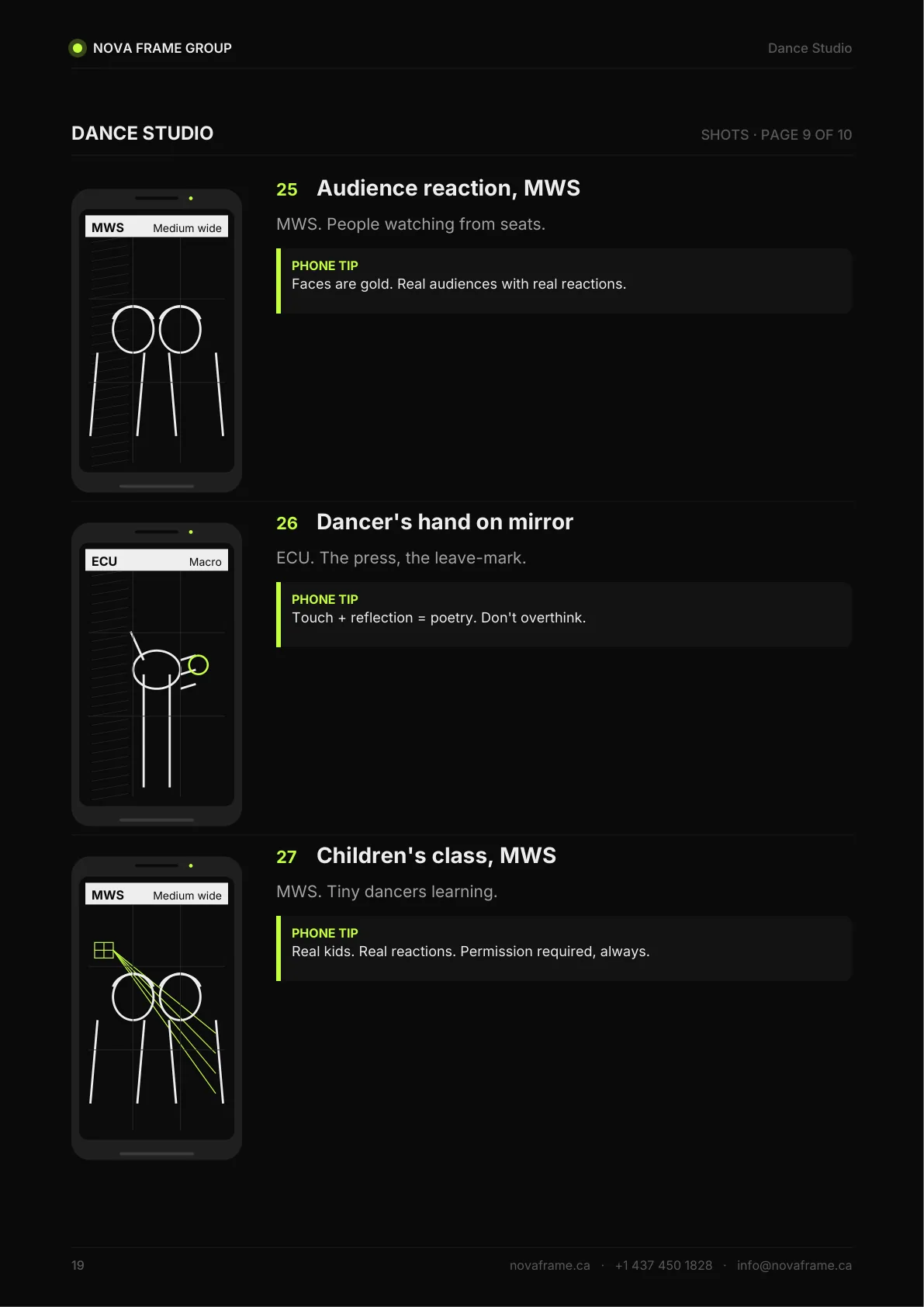 Dance Studio guide — page 19 of 21