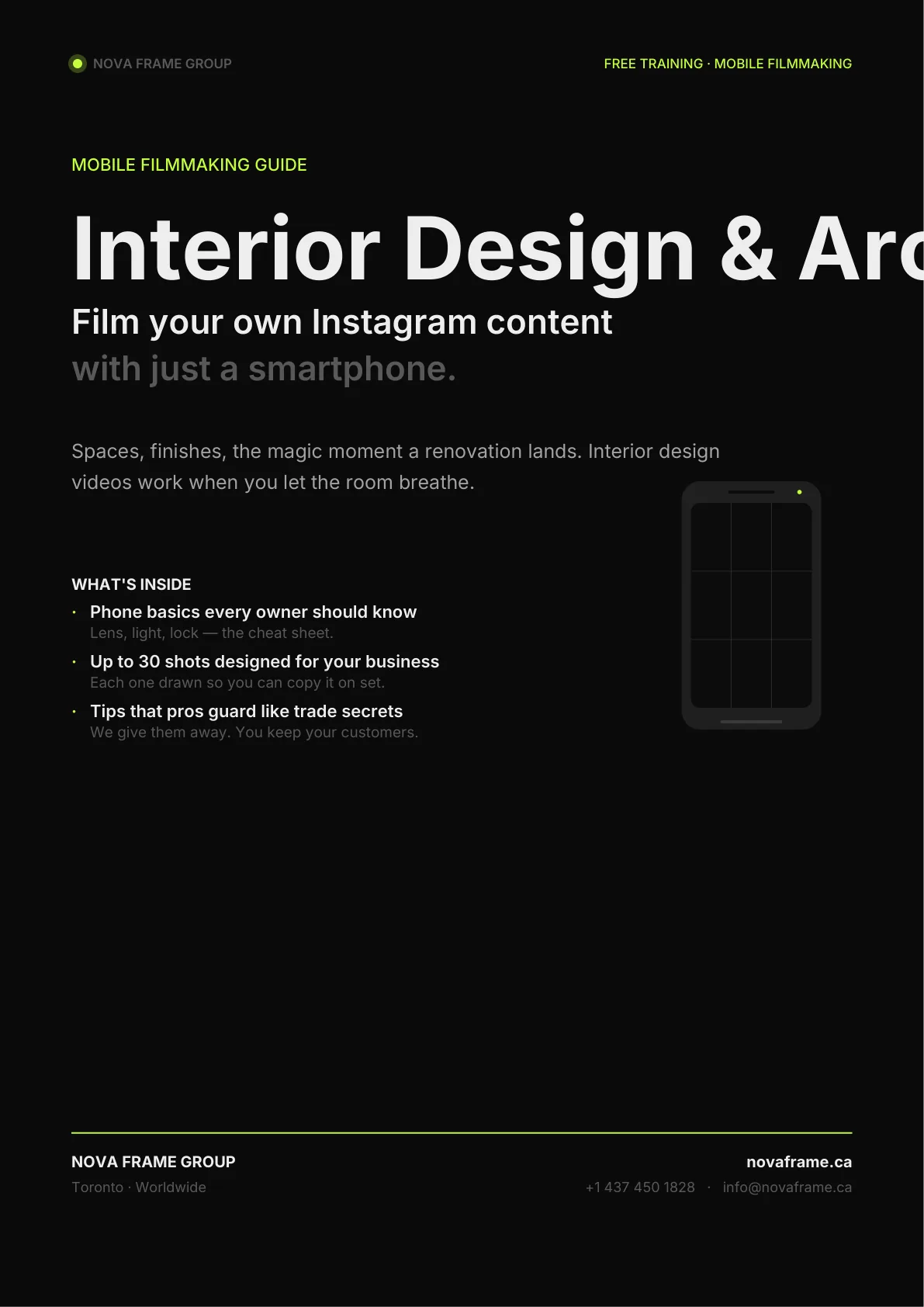 Interior Design & Architect guide — page 1 of 21