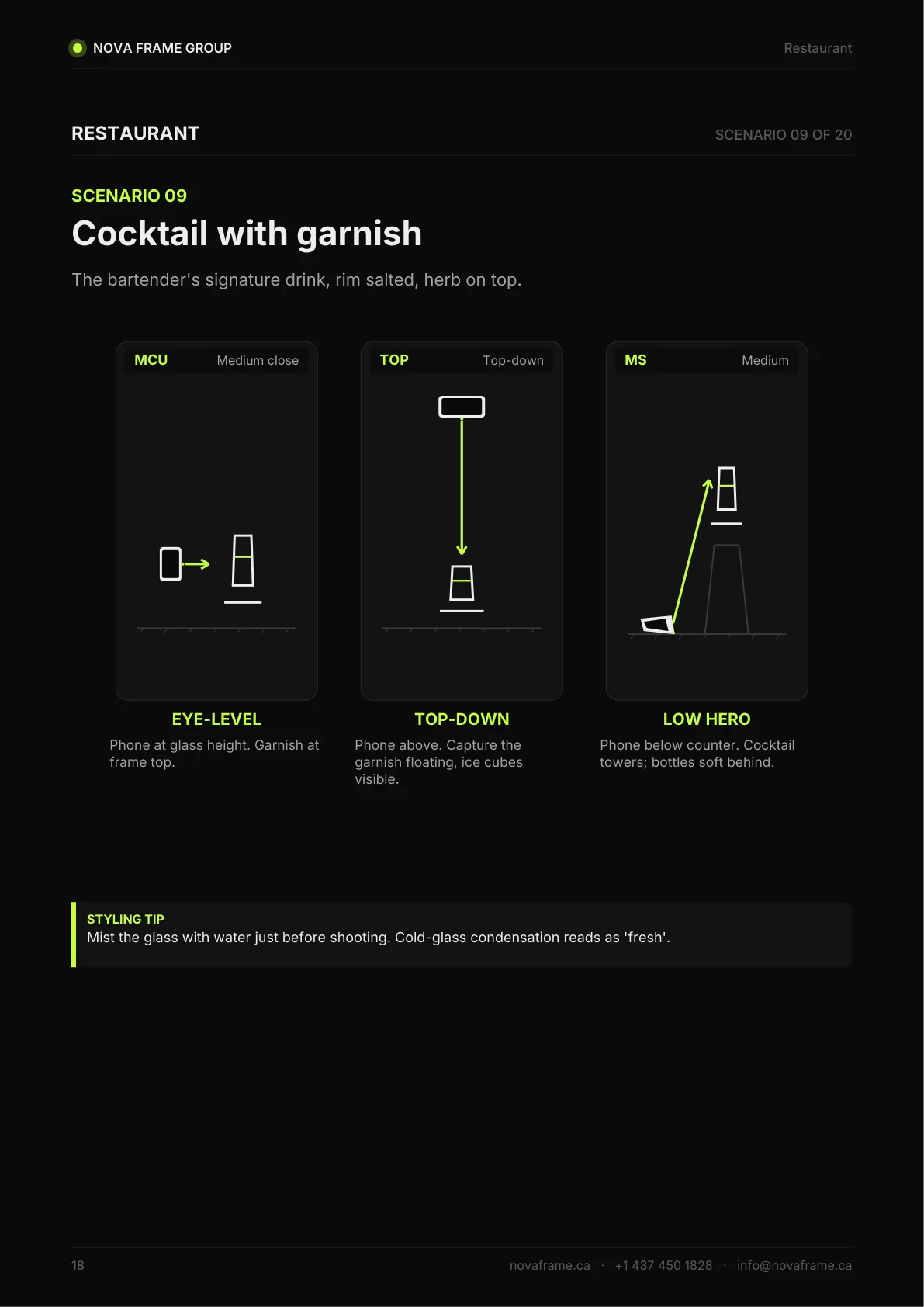 Restaurant photo guide — page 18 of 30