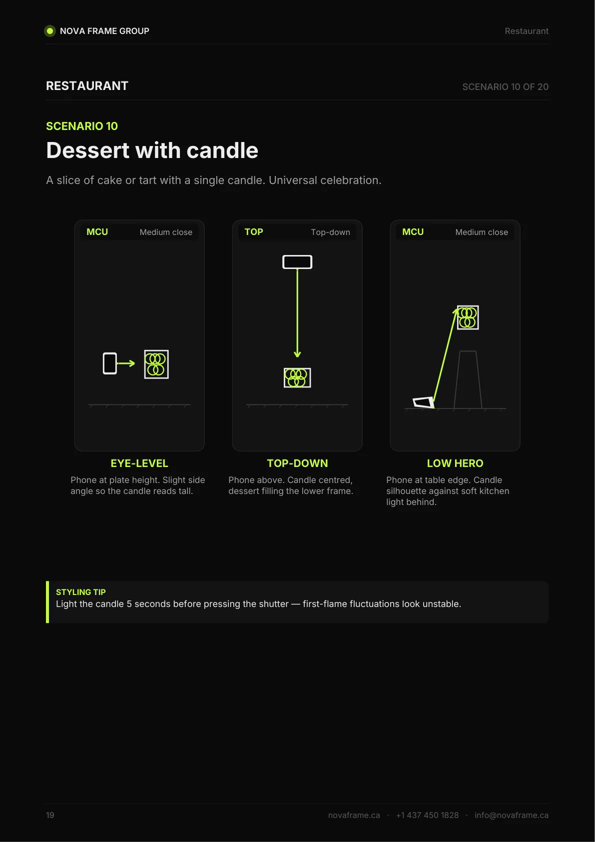 Restaurant photo guide — page 19 of 30