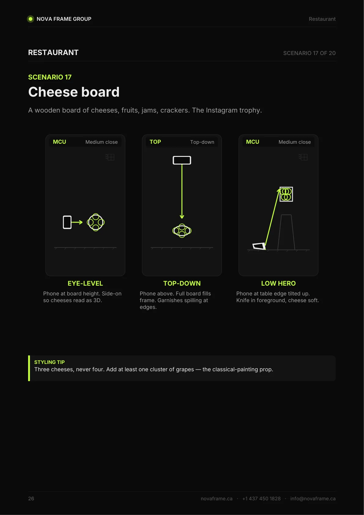 Restaurant photo guide — page 26 of 30