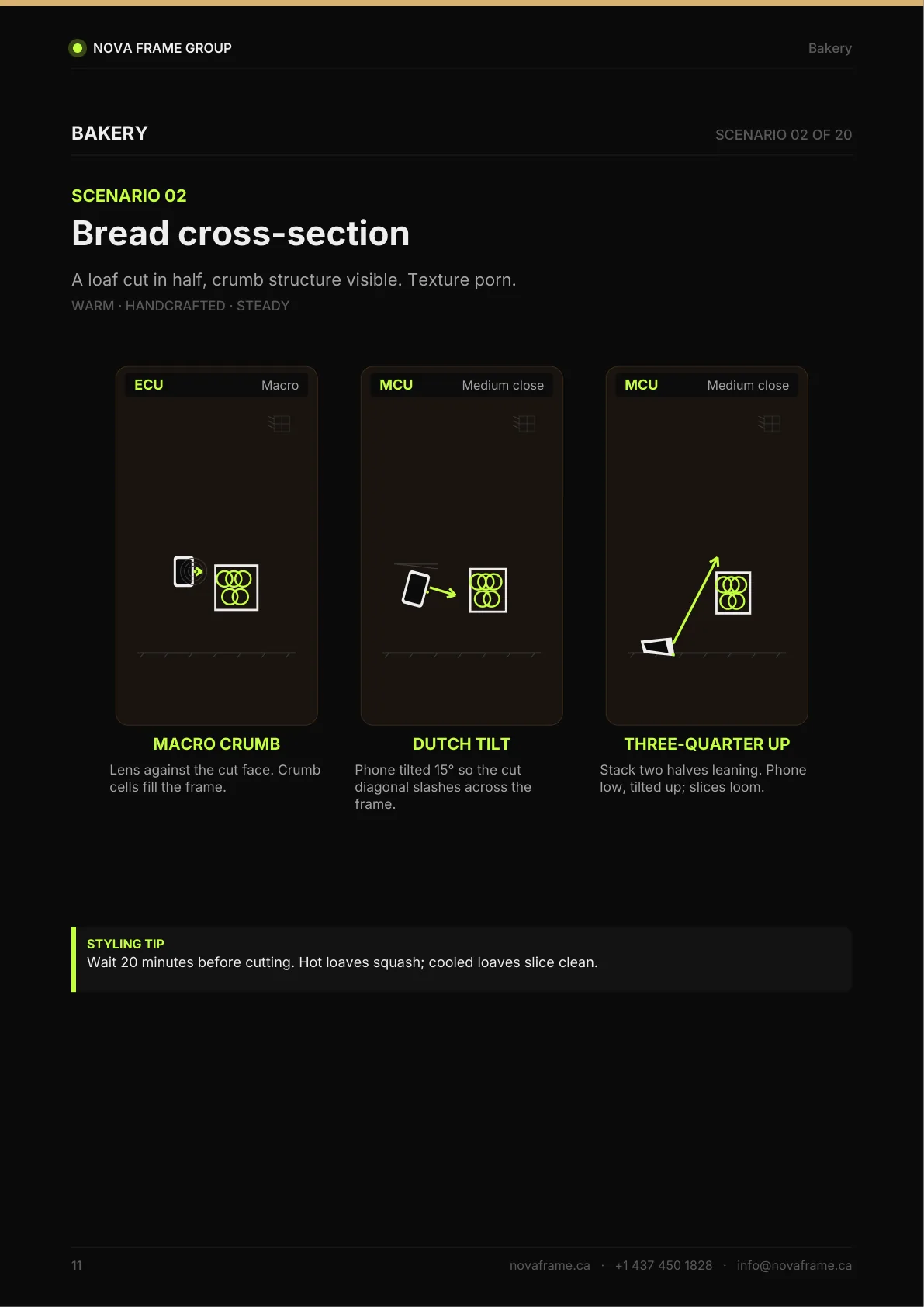 Bakery photo guide — page 11 of 30