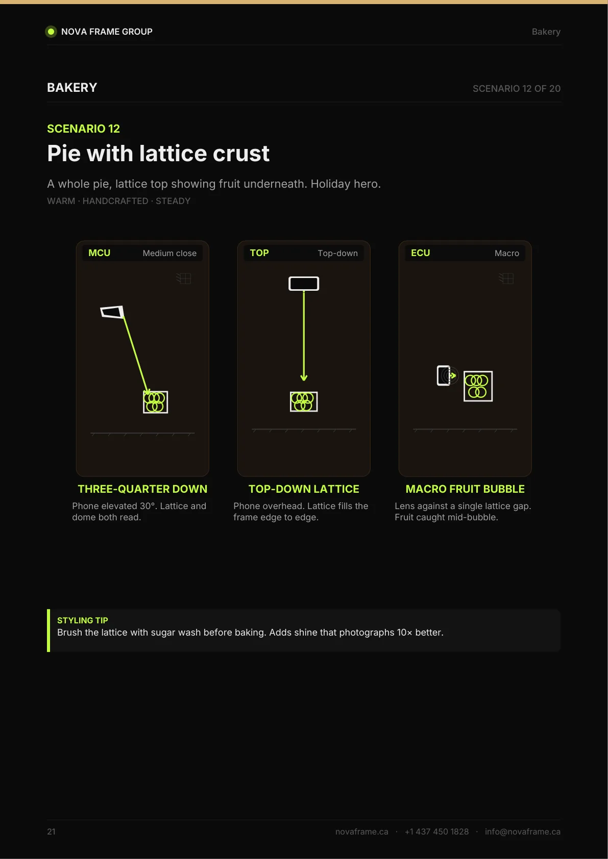 Bakery photo guide — page 21 of 30