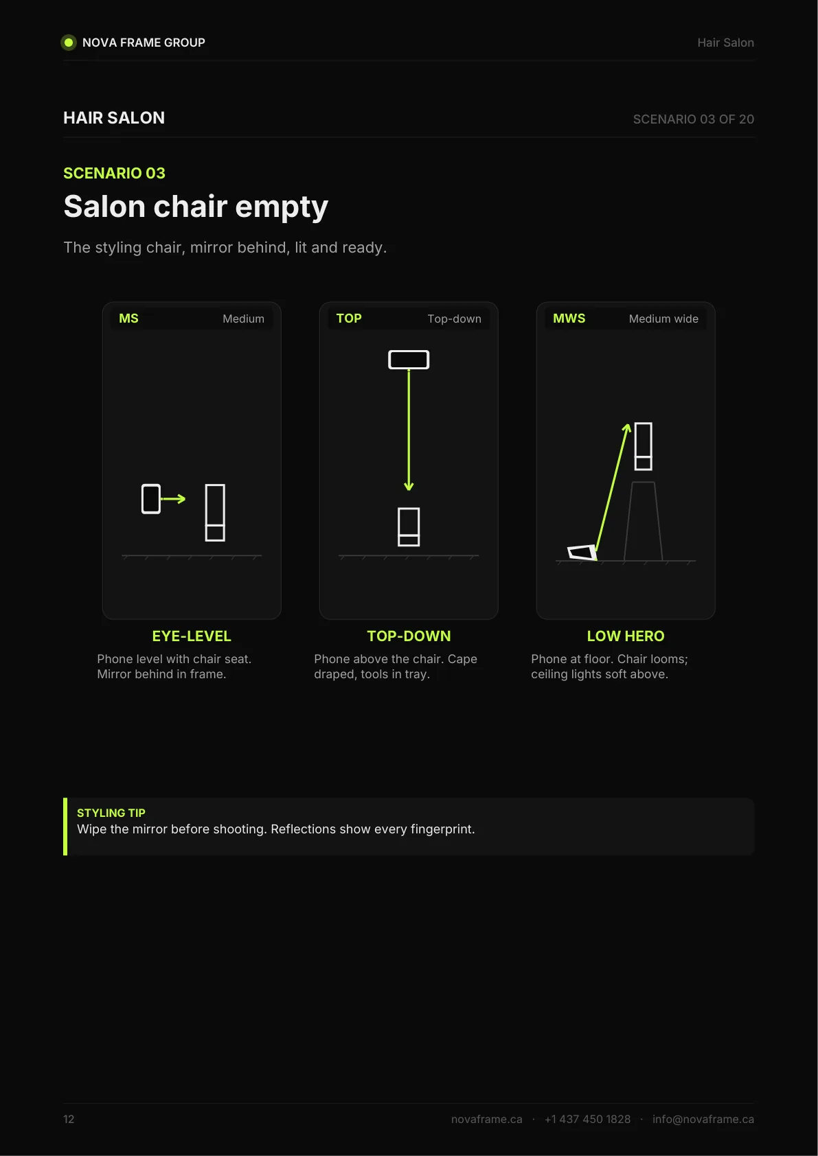 Hair Salon photo guide — page 12 of 30