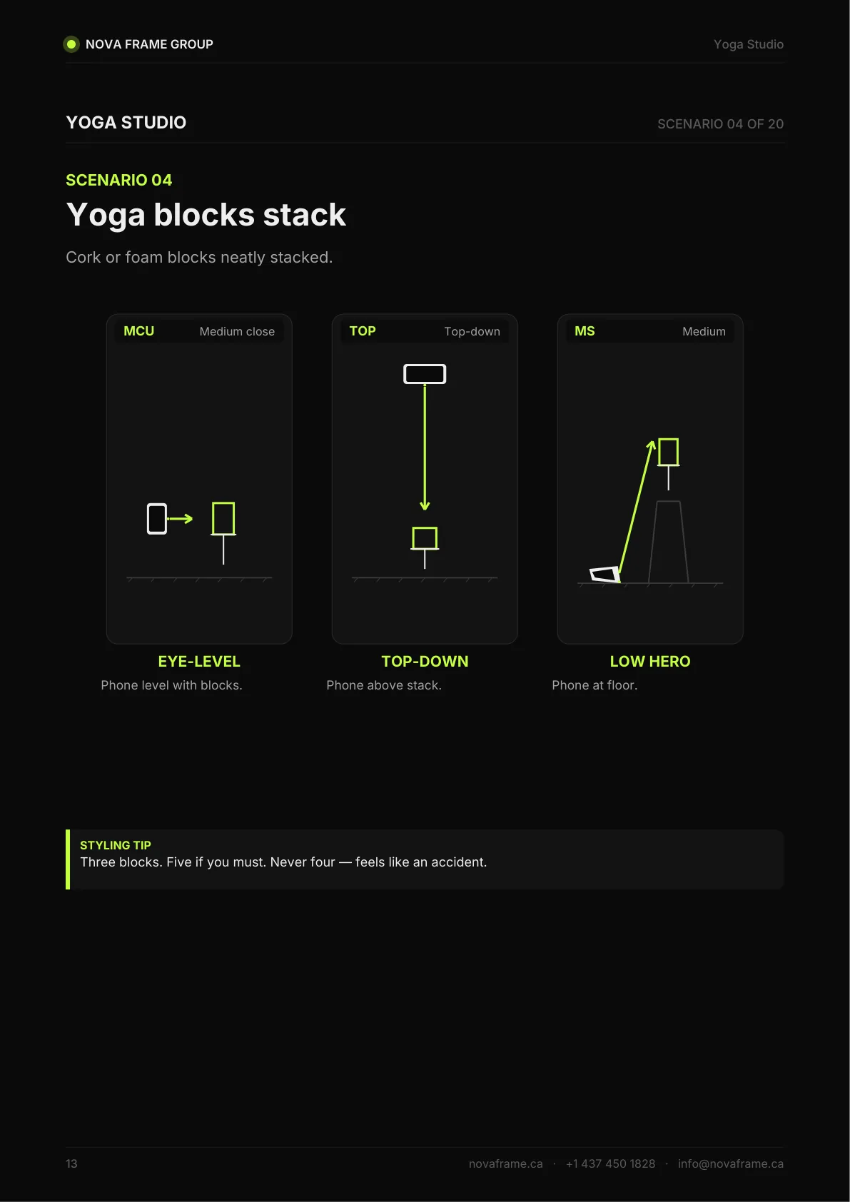 Yoga Studio photo guide — page 13 of 30