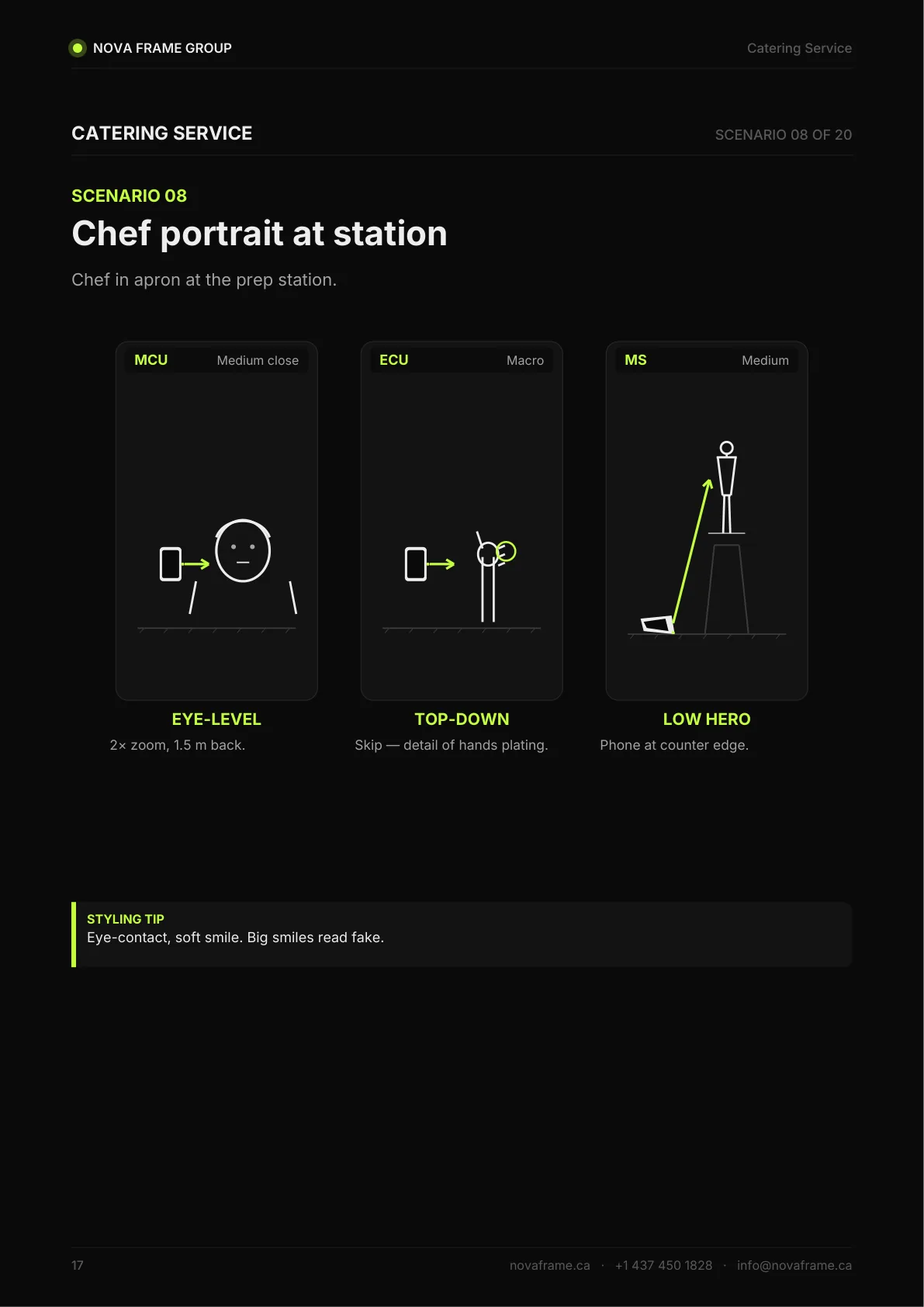 Catering Service photo guide — page 17 of 30