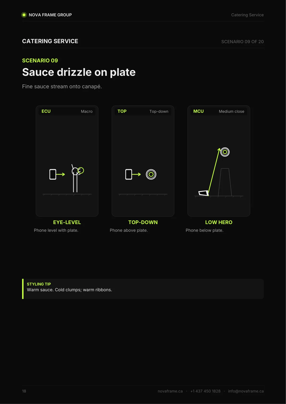Catering Service photo guide — page 18 of 30