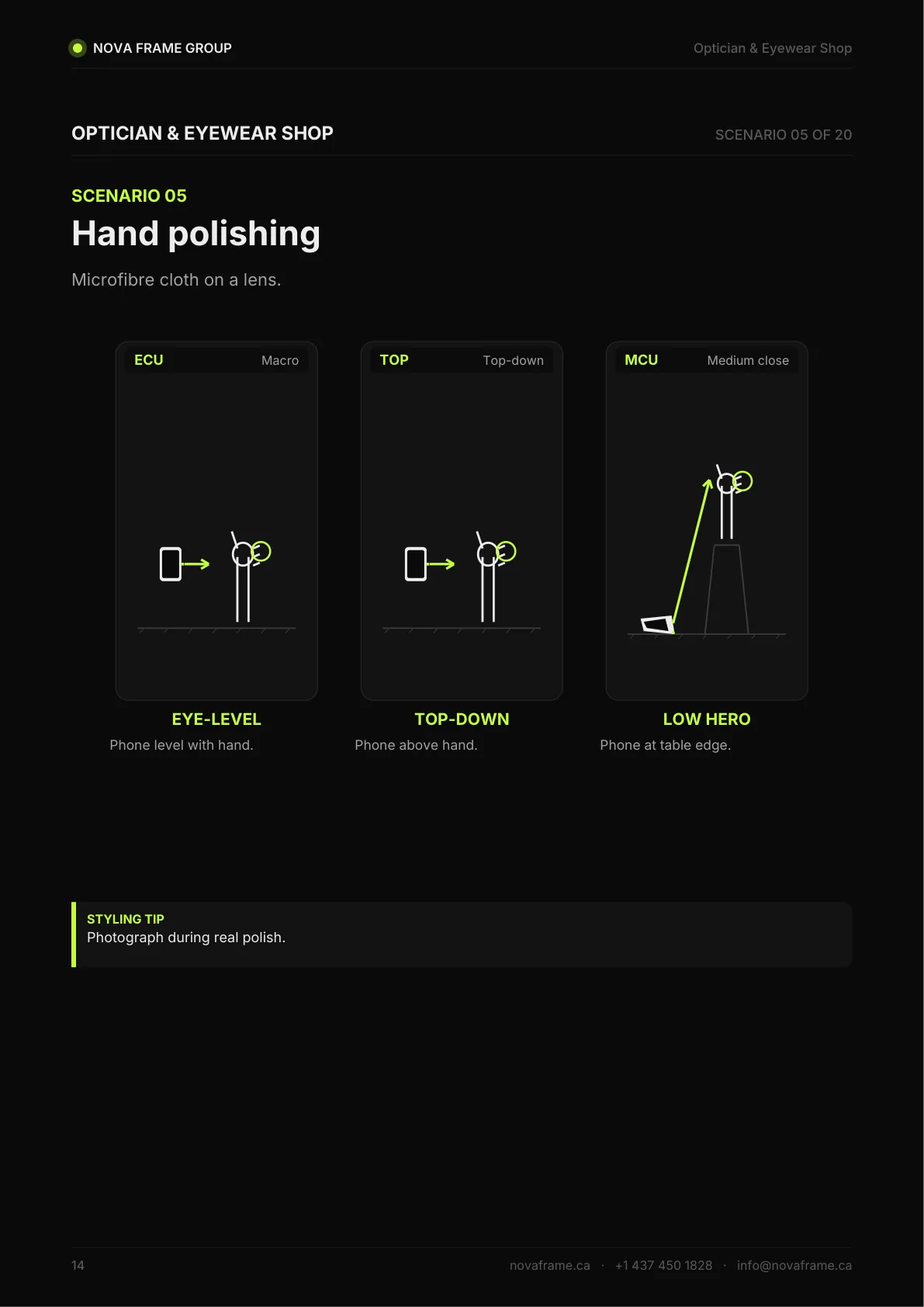 Optician & Eyewear Shop photo guide — page 14 of 30