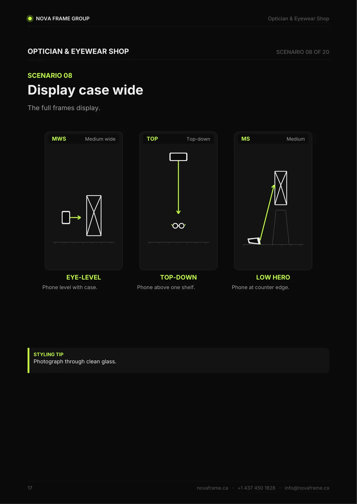 Optician & Eyewear Shop photo guide — page 17 of 30