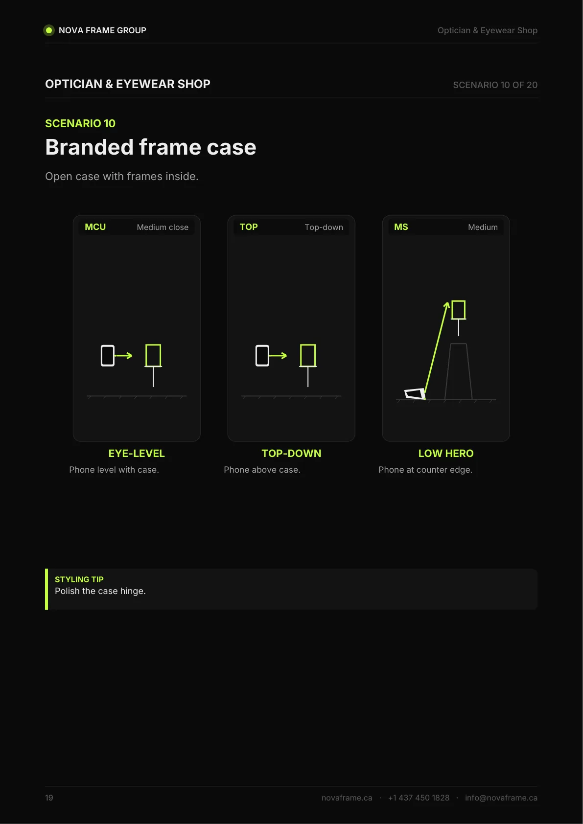 Optician & Eyewear Shop photo guide — page 19 of 30
