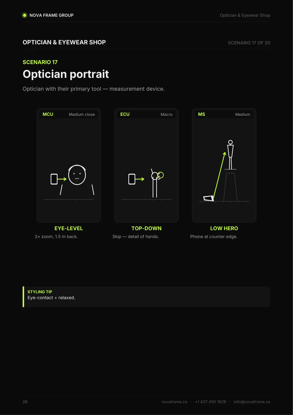 Optician & Eyewear Shop photo guide — page 26 of 30