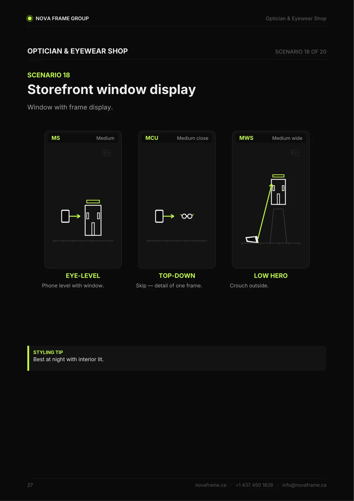 Optician & Eyewear Shop photo guide — page 27 of 30
