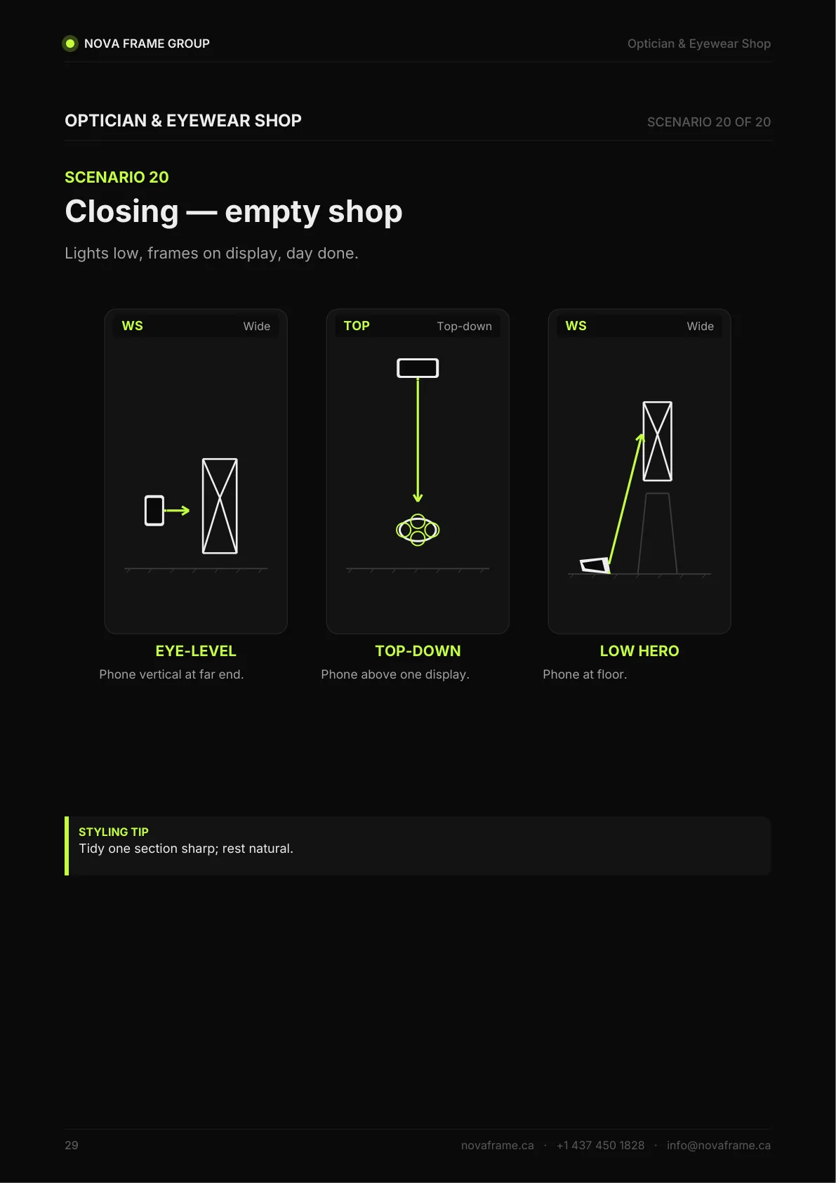Optician & Eyewear Shop photo guide — page 29 of 30