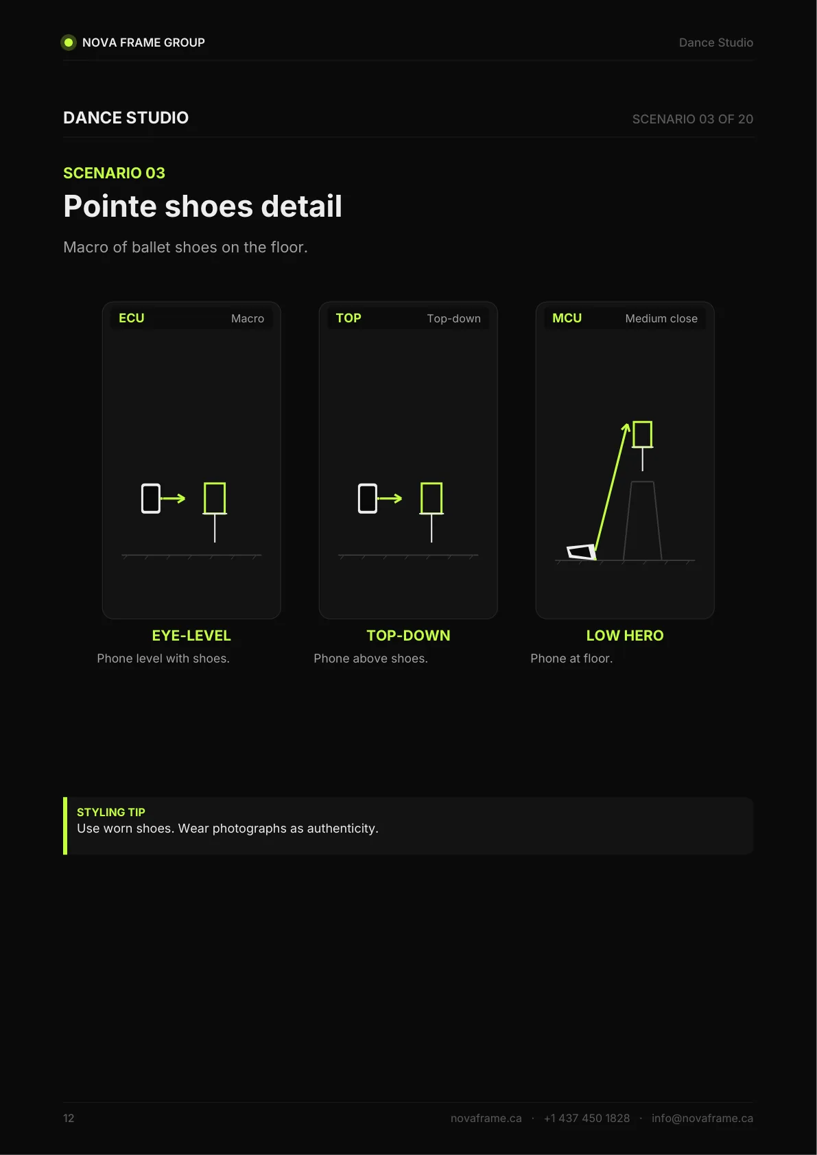 Dance Studio photo guide — page 12 of 30