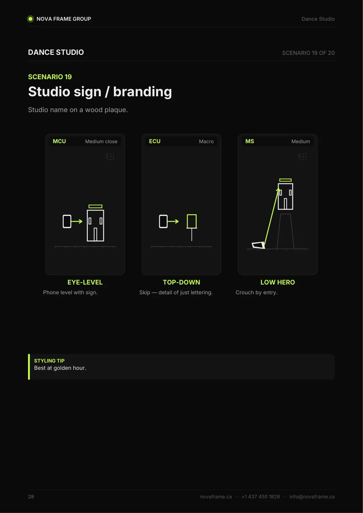 Dance Studio photo guide — page 28 of 30