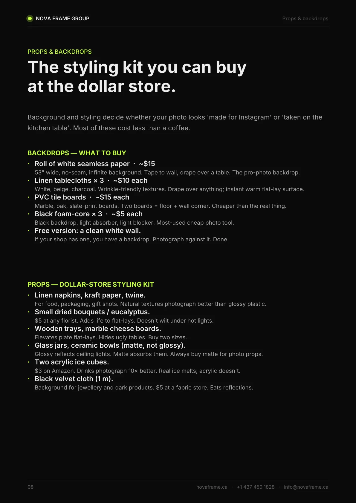 Interior Design & Architect photo guide — page 8 of 30