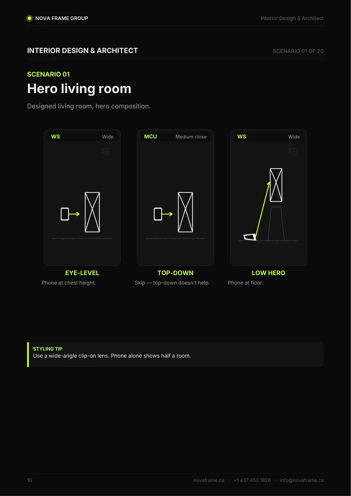 Interior Design & Architect photo guide — page 10 of 30