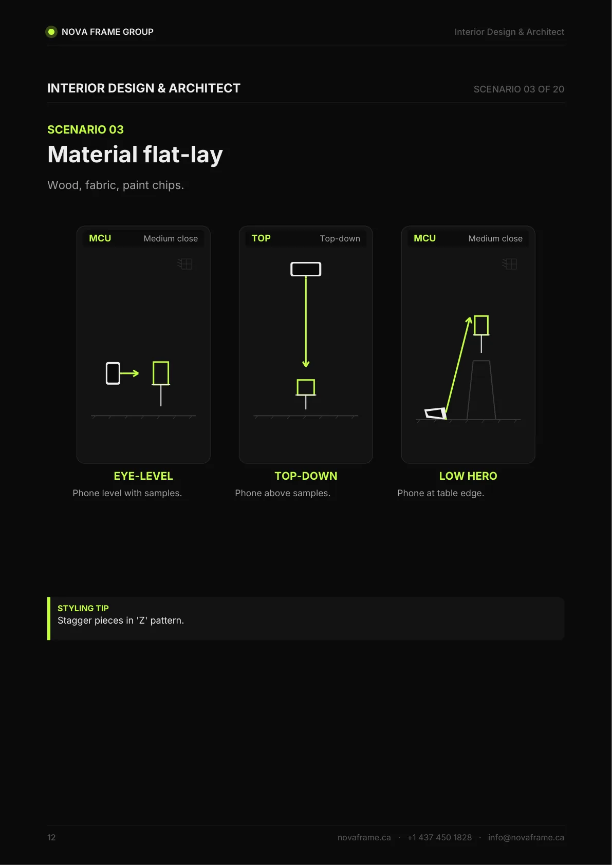 Interior Design & Architect photo guide — page 12 of 30
