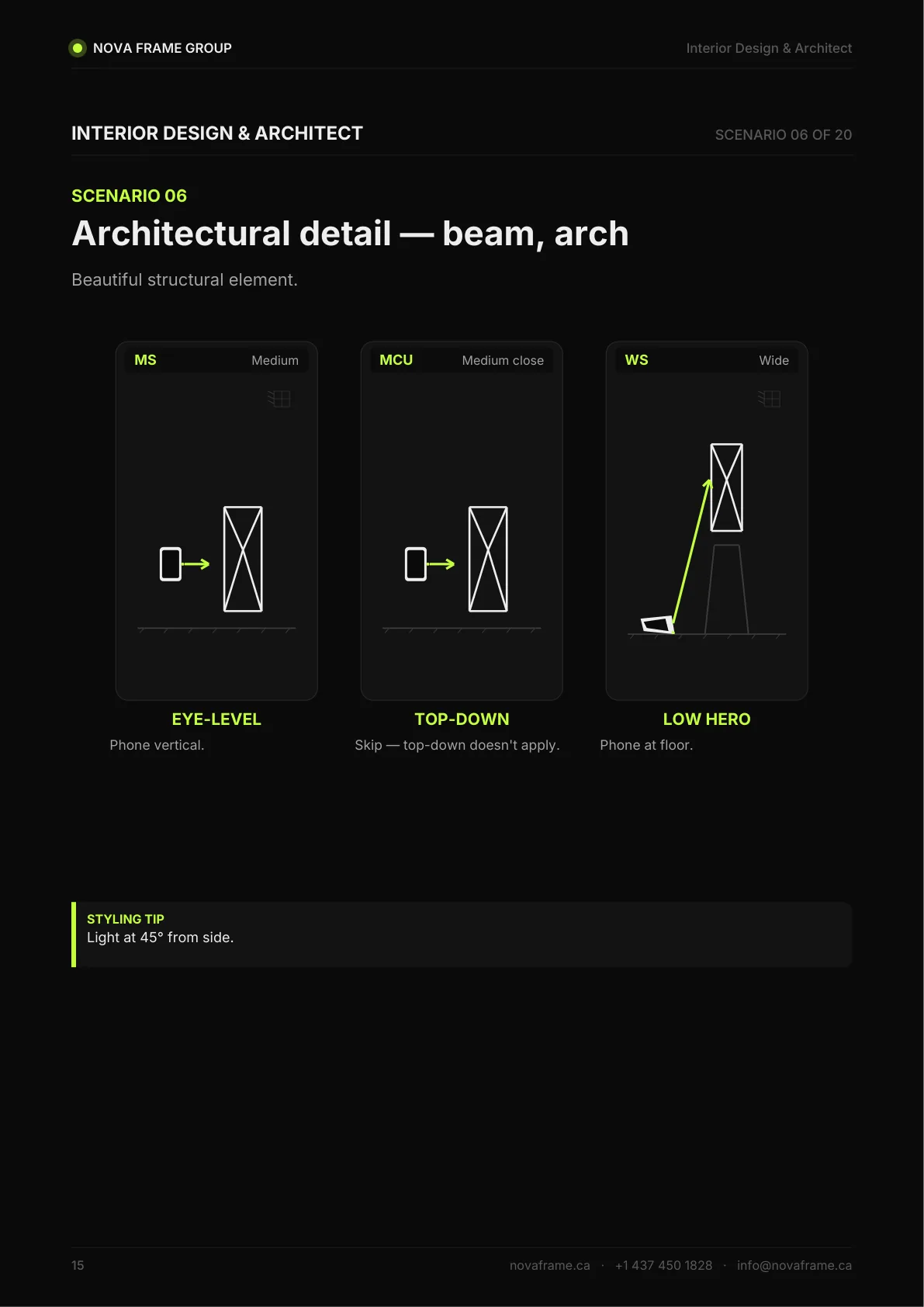 Interior Design & Architect photo guide — page 15 of 30